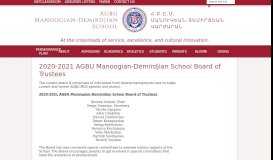 
							         2018-2019 AGBU Manoogian-Demirdjian School Board of Trustees ...								  
							    