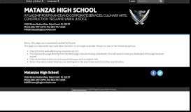 
							         2018-2019 Parent Guide - Matanzas High School								  
							    