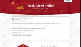 
							         2018-2019 School Registration - RIHS only | Rock Island - Milan ...								  
							    