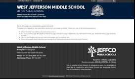 
							         2018-2019 Student Handbook - West Jefferson Middle School								  
							    