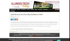 
							         2018 Electronic W-2 Form Now Available on MyIIT - IIT Today - Illinois ...								  
							    