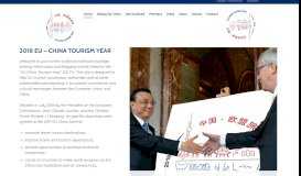 
							         2018 EU – China Tourism Year – Your portal to everything you need ...								  
							    
