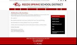 
							         2018 Fall Sports Schedules – Athletics – Reeds Spring School District								  
							    