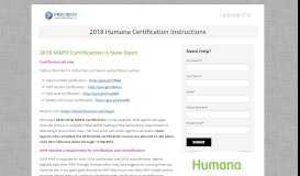 
							         2018 Humana Certification Instructions - Precision Senior Marketing								  
							    
