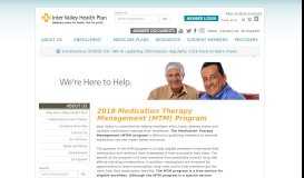 
							         2018 Medication Therapy Management (MTM) Program								  
							    