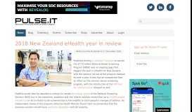 
							         2018 New Zealand eHealth year in review - Pulse+IT								  
							    