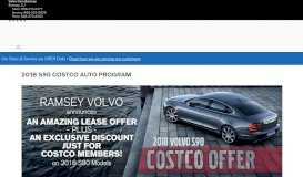
							         2018 S90 COSTCO AUTO PROGRAM | Volvo Cars Ramsey								  
							    