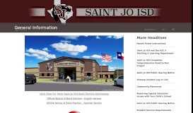 
							         2018 Saint Jo ISD Bond Election								  
							    