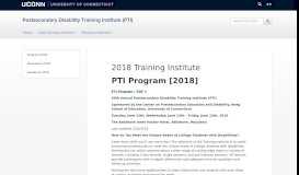 
							         2018 Training Institute | Postsecondary Disability Training ...								  
							    