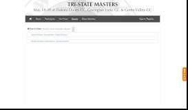 
							         2018 Tri-State Masters Event Portal :: Tournament Results - Golf Genius								  
							    