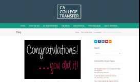 
							         2018 UC Transfer Admission Notification Dates | CA College Transfer								  
							    