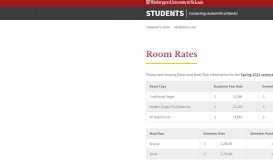 
							         2019-2020 Room Rates | Residential Life | Washington University in ...								  
							    
