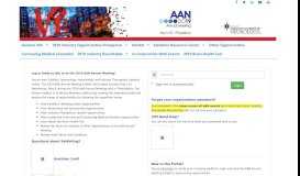 
							         2019 AAN Annual Meeting : Exhibitor Login - A2Z Events								  
							    