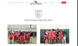 
							         2019 AAU Team Registration - Crossover Mission								  
							    
