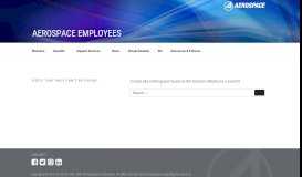 
							         2019 Benefits | Aerospace Employees Portal								  
							    