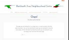 
							         2019 Handbook - Blackheath Area Neighbourhood Centre								  
							    
