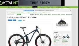 
							         2019 Jamis Portal A1 Bike - Reviews, Comparisons, Specs ...								  
							    