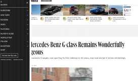
							         2019 Mercedes-Benz G-class Driven: Less Crazy, Still Outrageous ...								  
							    