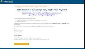 
							         2019 MLMC Debutante Ball - Compulsory Application Payment ...								  
							    