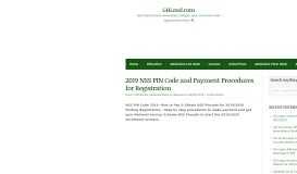 
							         2019 NSS PIN Code and Payment Procedures for Registration ...								  
							    