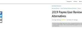 
							         2019 Paymo User Reviews, Pricing, & Popular Alternatives								  
							    