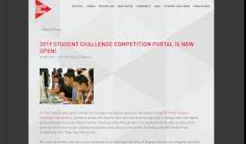 
							         2019 STUDENT CHALLENGE COMPETITION PORTAL IS NOW ...								  
							    