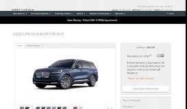 
							         2020 Lincoln Aviator SUV Digital Showroom | Varsity Lincoln								  
							    