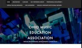 
							         2020 OHIO MUSIC EDUCATION ASSOCIATION PROFESSIONAL ...								  
							    