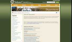 
							         2020 RFP Project - Solano County								  
							    