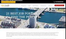 
							         21 Best Job Portals to find the Perfect Job | Comprehensive List								  
							    