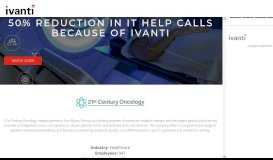 
							         21st Century Oncology | Ivanti								  
							    