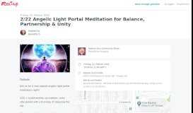 
							         2/22 Angelic Light Portal Meditation for Balance, Partnership & Unity ...								  
							    