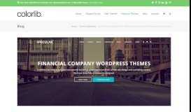 
							         24 Best Financial Company WordPress Themes 2019 - colorlib								  
							    