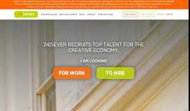 
							         24 Seven Job Recruitment Agency | Hire Freelancers | Employment ...								  
							    
