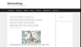 
							         247HELPERS: HOW TO CREATE/REGISTER AND LOGIN ...								  
							    