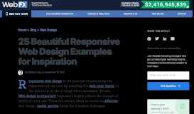
							         25 Beautiful Responsive Web Design Examples for ... - WebFX								  
							    
