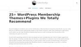 
							         25+ Most Awesome WordPress Membership Theme + plugins (2019 ...								  
							    