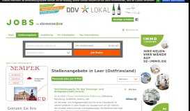 
							         272 Stellenangebote Leer (Ostfriesland): Jobs in Sachsen | sz-jobs.de								  
							    