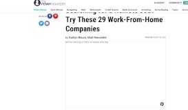 
							         29 Real Work-From-Home Companies (That ... - The Penny Hoarder								  
							    