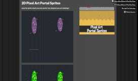 
							         2D Pixel Art Portal Sprites by Elthen's Pixel Art Shop								  
							    