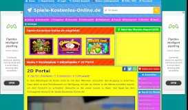 
							         2D Portal spielen - Spiele-Kostenlos-Online.de								  
							    