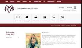 
							         2nd Grade - Hays, April / Meet Ms. Hays - Anderson School District Five								  
							    
