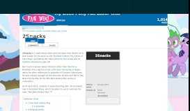 
							         2Snacks | My Little Pony Fan Labor Wiki | FANDOM powered by Wikia								  
							    