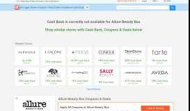 
							         3 Allure Beauty Box Coupons for May 2019 - BeFrugal								  
							    