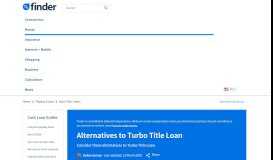 
							         3 alternatives to Turbo Title Loan | finder.com								  
							    