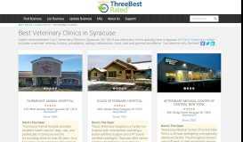 
							         3 Best Veterinary Clinics in Syracuse, NY - ThreeBestRated								  
							    