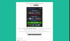 
							         3 Minutes to Hack NFL Sunday Ticket - Unlimited | TryCheat ...								  
							    