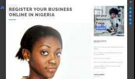 
							         3 Steps to Registering your Business Online in Nigeria								  
							    