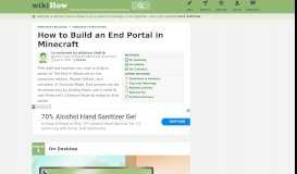 
							         3 Ways to Build a End Portal in Minecraft - wikiHow								  
							    