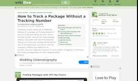 
							         3 Ways to Track a Package Without a Tracking Number - wikiHow								  
							    